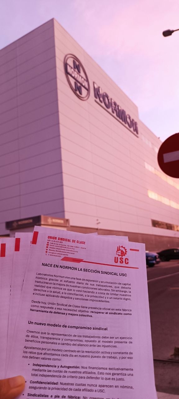 NACE EN NORMON LA SECCIÓN SINDICAL USC